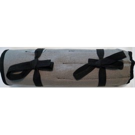 Wrench Organizer Metric & SAE Roll Up Tool Pouch Bag Handmade Hand-Crafted Heavy Weight 100% Cotton 15 Oz. Duck Canvas 26 Pockets | Washed Black/Grey