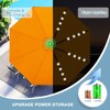 ABCCANOPY Durable Solar Led Patio Umbrellas with 32LED Lights 9FT