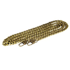 SEAVILIA Handmade DIY 47" Bronze Purse Chain Straps Accessories – Replacement Crossbody & Shoulder Straps for Bag Making
