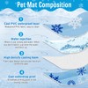 Make you perfect Upgrade Dog Cooling Mat Portable Water Injection