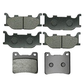S SYUU Front Rear Brake Pads Compatible with Yamaha XVS1100 XVS 1100 Vstar 1100 Custom Midnight 2007-2008, XVS1100 V-star Classic Silverado 1999-2009, Dragstar 1100 Virago 1100 XV1100, FA199F FA088R