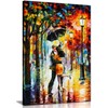 Dance Under The Rain by Leonid Afremov Canvas Wall Art