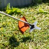 Lounsweer 10 Pcs 6 Inch Metal Grass Trimmer Blade Heads