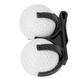 Tyenaza Ball Clip for Golf Professional Golf Ball Holder Clip Organiser Golf Player Golf Tool Accessories for Lovers Clip on Belt (Black)