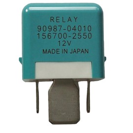 90987-04010/156700-2550 12V 5-Pin Relay — HVAC Blower/Defogger — Replaces 90080-87025 — Compatible with Toyota-Camry/Corolla/Highlander