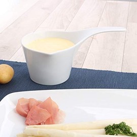 Holst Porzellan SA 235 "Paris" Gravy Boat 0.40 L White 20.5 x 12 x 9 cm