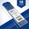Midwest Tungsten Service TIG Welding Tungsten Electrodes 10-Pack (Green -