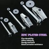 Swpeet 120Pcs 30 Set 1/8 Inch Toggle Bolts and Wing