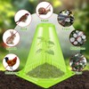40PCS Garden Cloches for Plants with 80PCS Ground Stakes,Reusable Plant