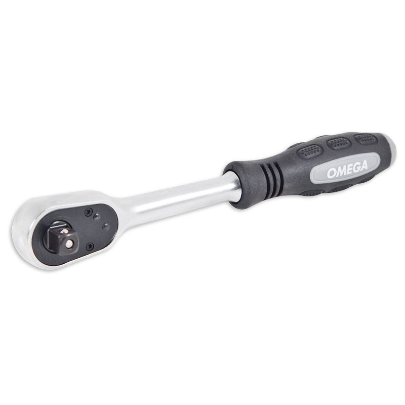 Omega Mechanix M0380 Ratchet Handle 3/8 Drive Socket, 45 teeth