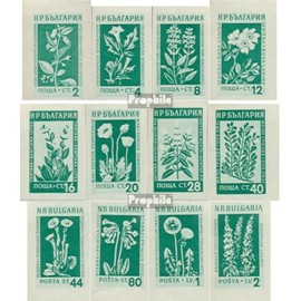 Bulgaria 886-897 (complete.issue.) unmounted mint/never hinged ** MNH 1953 Mountain flowers and Medicinal Plants (Stamps for collectors) plants/mushrooms
