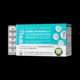 formulaThe Real (nutritional supplement) 10 billion lactic acid bacteria 60 capsules enteric 2.0 probiotics 1 box 2 months supply / 100억 유산균 60캡슐 장용성 2.0 프로바이오틱스 1박스 2개월분
