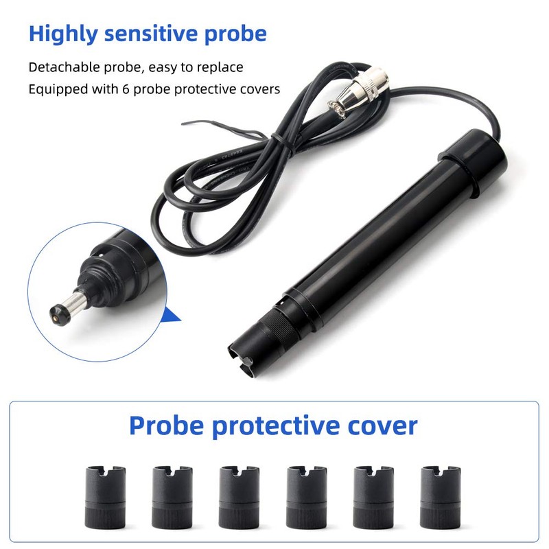 Jadeshay Dissolved Oxygen Meter, Digital DO Meter 0.0-30.0mg/L Concentration Tester