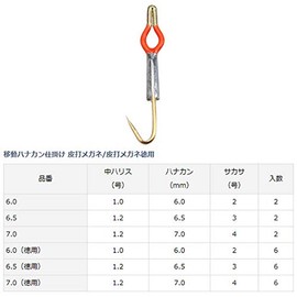 Daiwa Moving Hanakan Mechanism, Leather Glasses, 0.24 inches (6.0 mm), Value