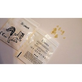 Pack of 2 Dental Orthodontic Latex Elastics, 4.5 oz 1/8 Inch, Orthodontic Latex Elastics
