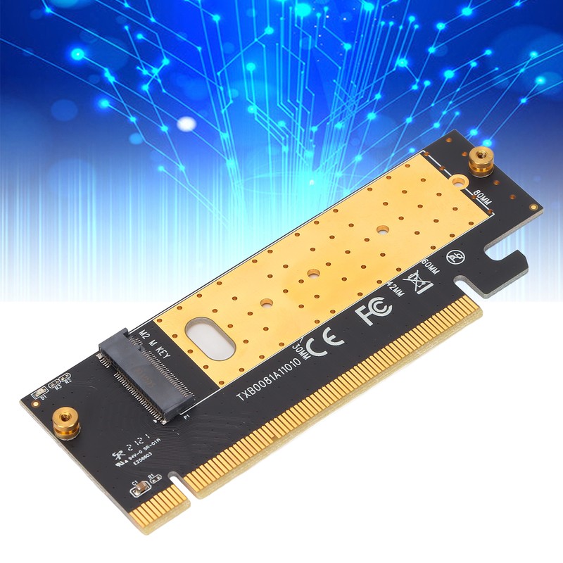 M.2 to PCIE Adapter 8GB/S Speed PCIE X16 Slot 2280/2260/2242/2230