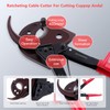 Knoweasy Cable Cutter and Ratchet Wire Cutter - Cuts Through