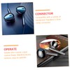 TEHAUX 1pc Metal in Ear Gaming Earphone with Microphone Heavy