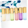 Healeved 6pcs 3ml Roll-Bottle Essential Oil Bottles Set Leakproof Portable