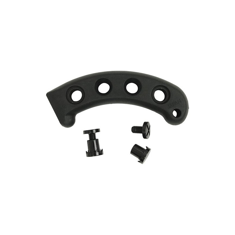 UM Industrial 881-01 Shin Rubber Taro Handle with Black Screws