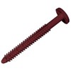 Mid America Vinyl Shutter Lok Fasteners - 027 Burgundy Red
