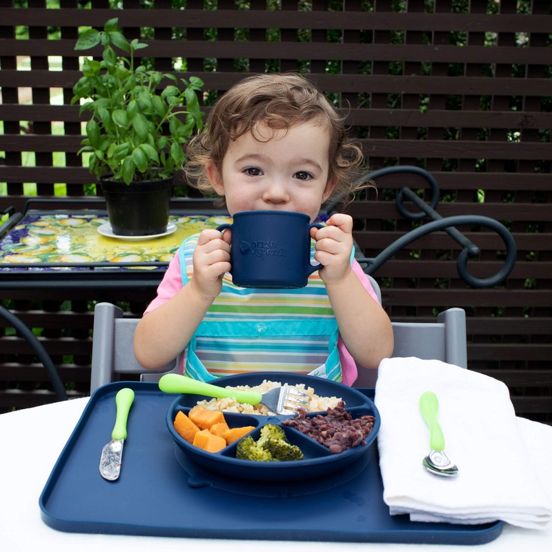 green sprouts Learning Cup | Silicone helps avoid harmful chemicals