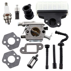 MCHNIC Carburettor with Air Filter Fuel Hose Gasket for Stihl MS210 MS230 MS250 MS 210 230 250 021 023 025 Chainsaw Chainsaw Replaces Walbro WT-286, 1123 120 0605