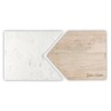 Things Remembered Engraved Wood and Marble Two Piece Pastry Board