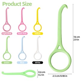 Seyaom 20Pcs Aligner Remover Tool,Invisible Aligner Removal Tool with 6 Colors for Removable Braces Oral Care Tools,Removal Tool Kits