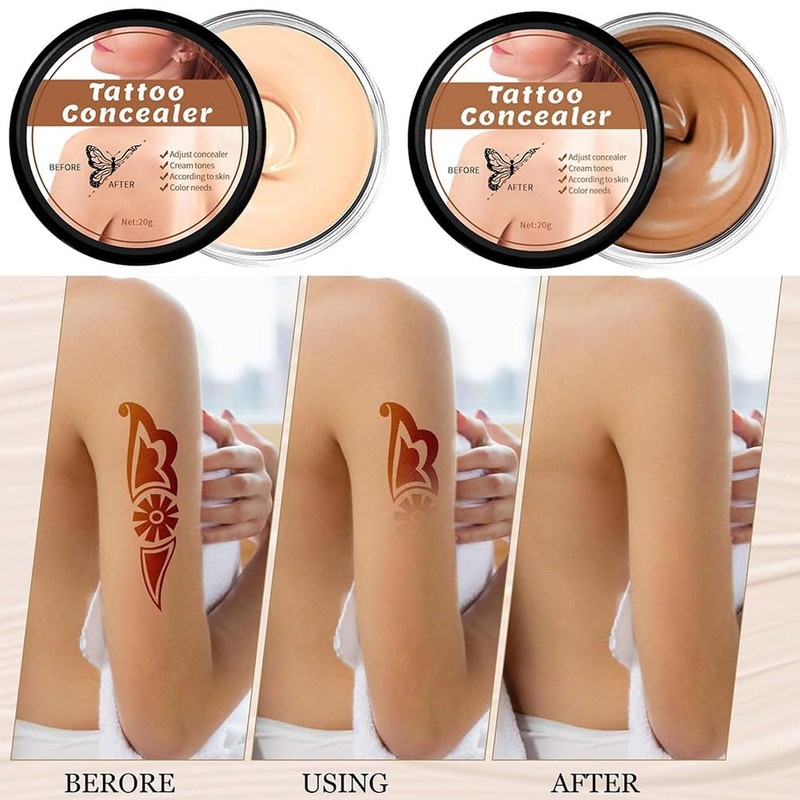 Tattoo Concealer, Tattoo Remover, Scar Concealer, Waterproof Makeup Concealer Tattoo