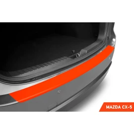 Luxshield Car Bumper Protector Set for Mazda CX-5 2 (II) KF I 2017-2024 - Rear Bumper guards for cars, anti scratch, Paint Protection For Sill - Transparent