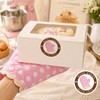 36 Pcs Make Cakes with Love Stickers, Round Baking Labels