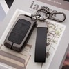 Qunzes Key Fob Cover with Heavy-duty Keychain for Rover Evoque