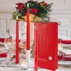 14 Pack Glowing Red Tapers Candles- 10-Inch unscented Candles for