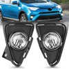 Nilight Fog Lights Assembly Compatible with 2016 2017 2018 Toyota