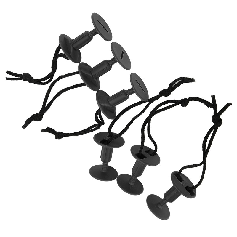 6Pcs Surf Board Leash Leg Rope Plug Nylon Plastic Surf