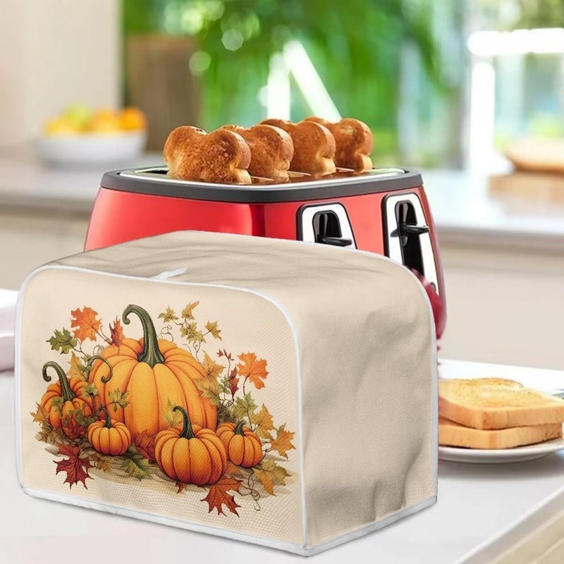 NETILGEN Toaster Cover Kitchen Bakeware Protector Fits for Most Standard