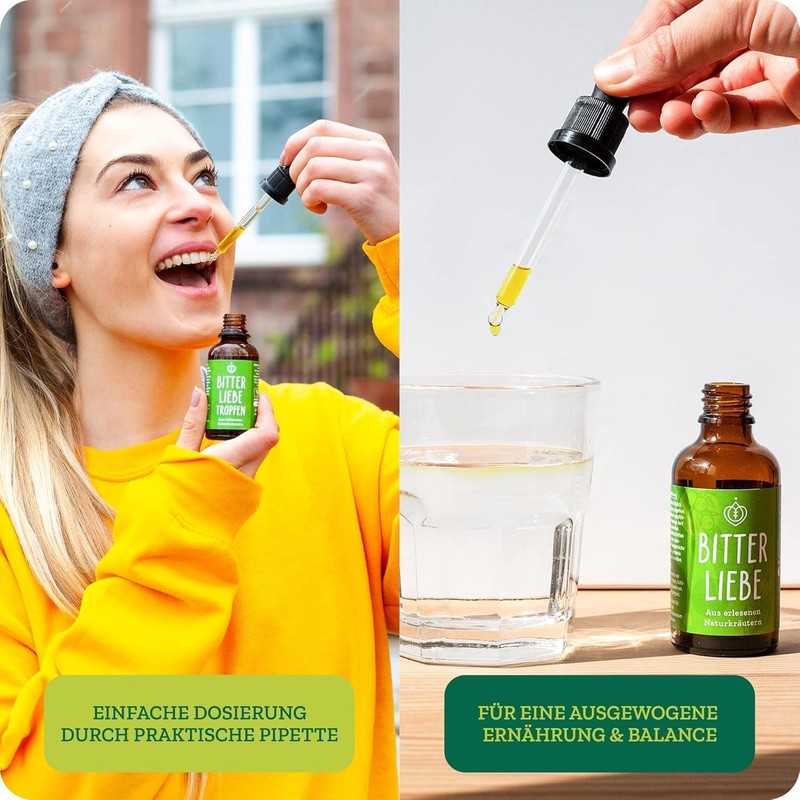 BitterLiebe Bitter Drops - Bitter Substances Made from High-Quality Bitter