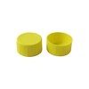 Scaffold Plastic Tube End Caps - Yellow Identification 50mm ID Site Safety (25)