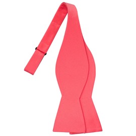 KissTies Coral Reef Self-Tied Bow Tie Watermelon Satin Wedding Bowties + Gift Box