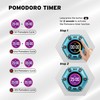 Pomodoro Timer, Magnetic Visual Timer with Flip Countdown, Silent &