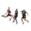 Bandelettes Sexy Anti-Chafing, Elastic Thigh Bands, Prevent Friction - Black