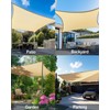 Vensovo 10ft x 13ft Sun Shade Sail Rectangle - 160GSM