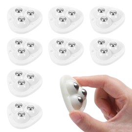 EBHO Pack of 8 Castors for Furniture, Furniture Castors, Small, Furniture Castors, Flat Furniture Castors, Mini Castors, for Bins and All Types of Small Furniture