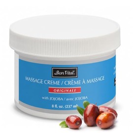 Bon Vital' - Crema de masaje original, crema terapéutica para dolores musculares, 8 onzas