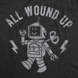 All Wound Up Baby Bodysuit Funny Sarcastic Toy Graphic Novelty Jumper for Infants Funny Baby Onesies Funny Sarcastic Onesie Novelty Onesie Black - Newborn