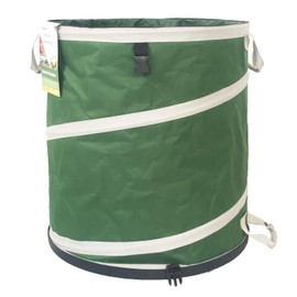 24-Gallon Collapsible Trash Can (19x21 in) Hard-Shell Bottom Leaf Bag,Yard Waste Bags,Garden Debris Bag,RV Camp Waste Bin,Pop-Up Trash Can,Recycling Bin,Laundry Hamper,Lawn Grass Clippings,Weed Barrel