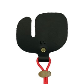 Serious Archery Split Finger Tab – Single Layer Leather Design for Maximum String Feel & Precision Hand Orientations (Left Hand Large)