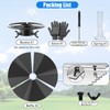 Squirrel Baffle for Bird Feeder Pole - Dynamic Steel Spring-Loaded
