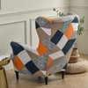 MINGPINHUIUS Wingback Chair Cover Sofa Slipcover - Stretch Polyester Wingback